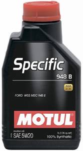 MOTUL SPECIFIC 948B 5w20 1л. синтетика, FORD, JEEP, CHRYSLER, масло моторное